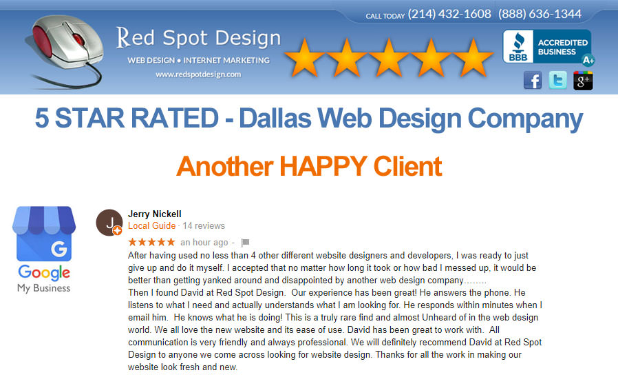 5star web design review from solavantilighting