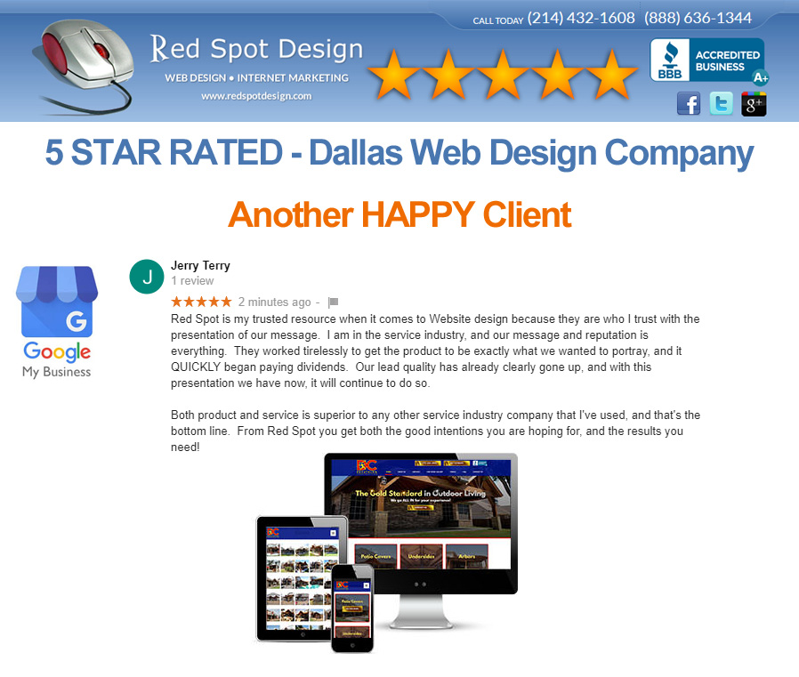 5 star website design reviews