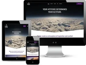 Aviation company website design for eng aviation copy