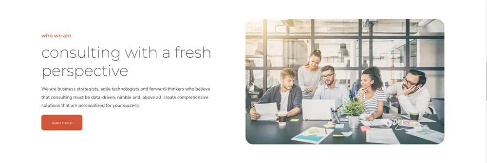 Examples of Website About Us Sections3