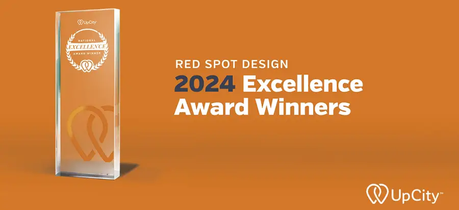 Red Spot Design - 2024 Upcity Excellence Award Winner