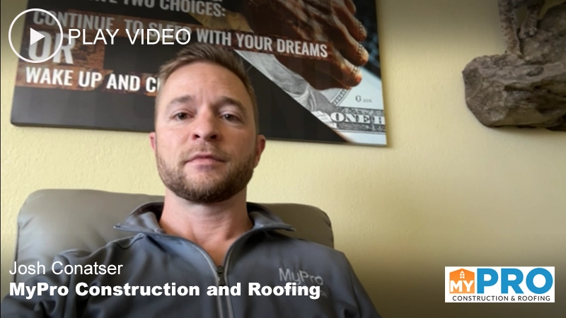Web Design Video testimonial from Josh Conatser at MyPro Construction and Roofing