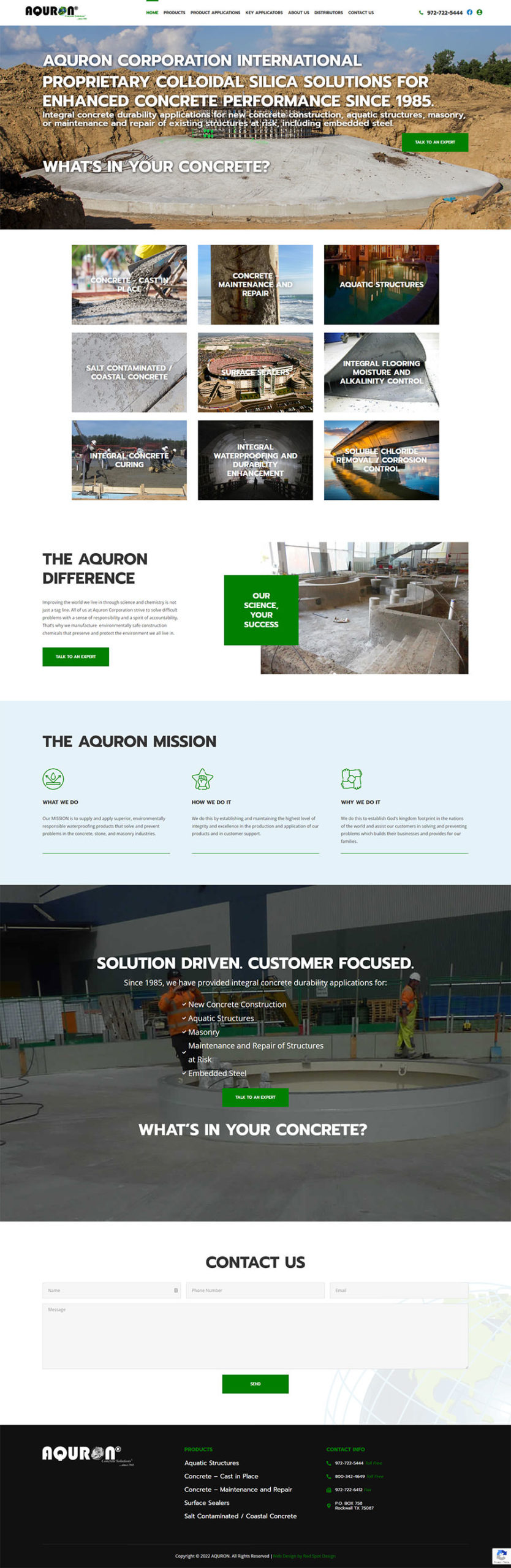 aquron web design Rockwall TX 75087