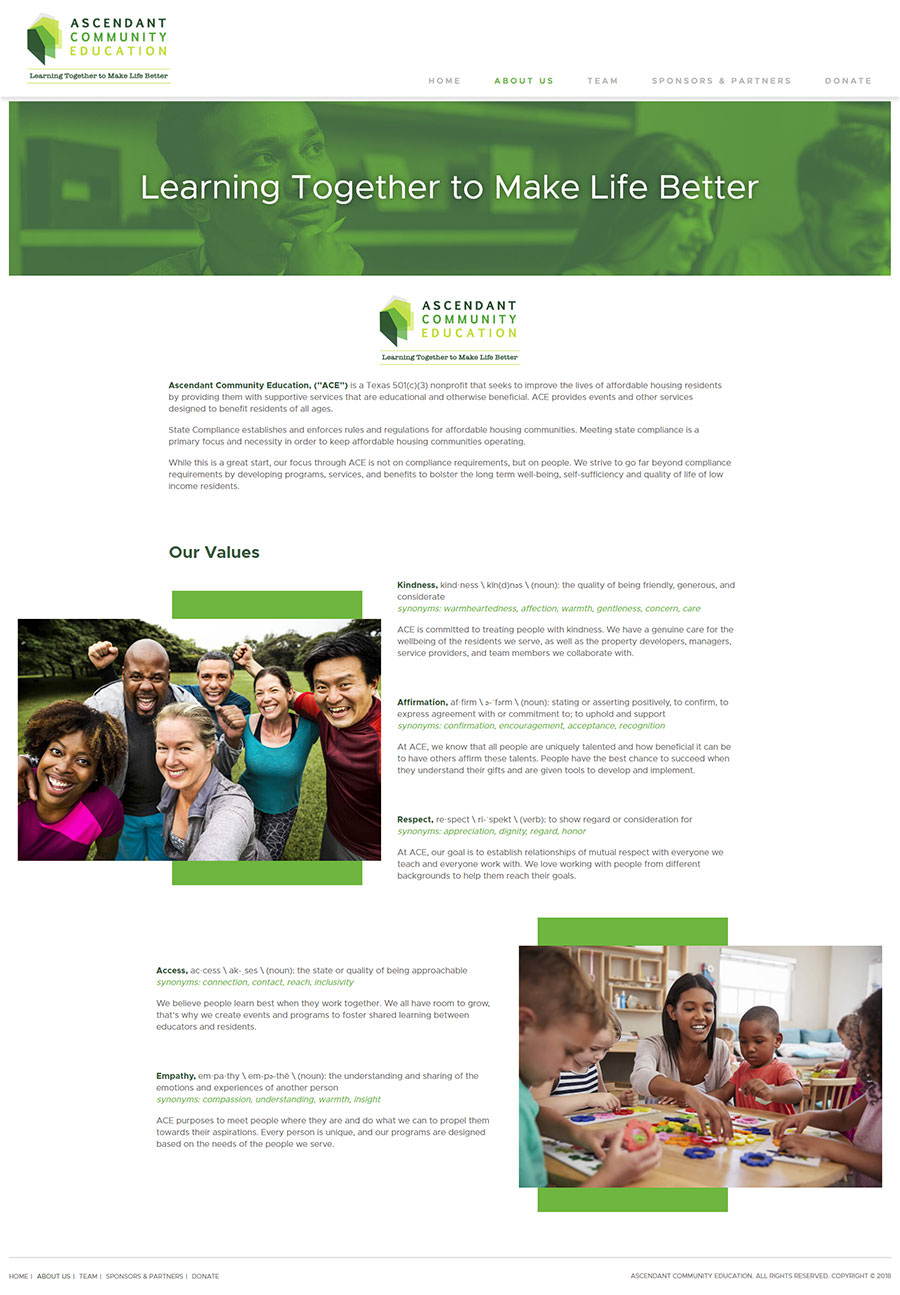 web design for non profits