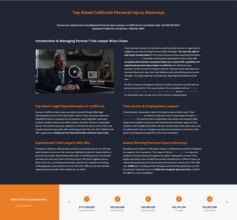 law firm web design for bestattorney.com