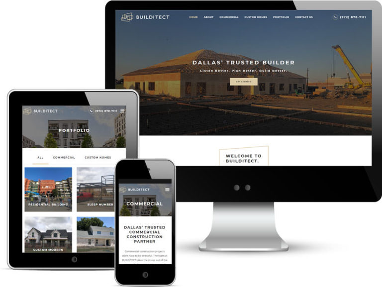 builditect web design forney texas