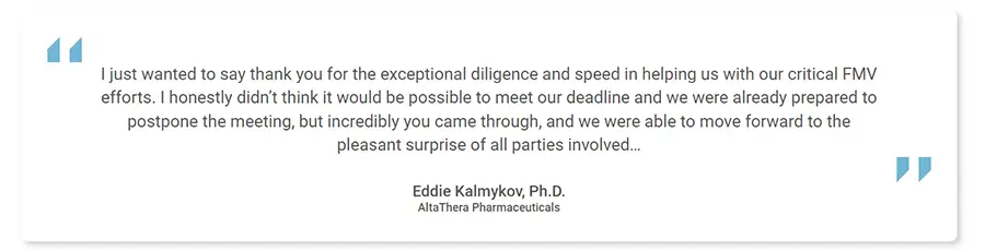 client testimonials section on healthvaluegroup