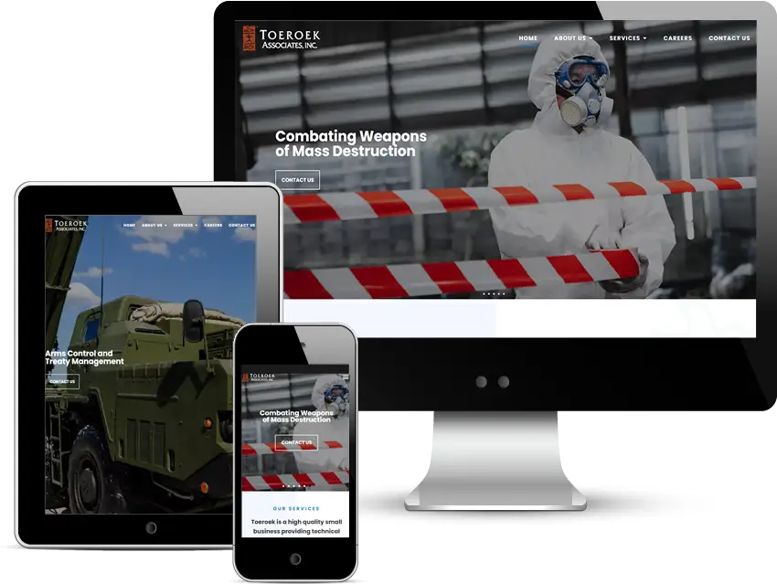 custom web design for toeroek.com