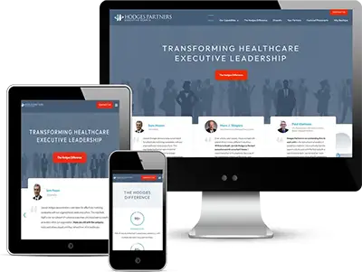 custom wordpress web design for hodges partners executive search2