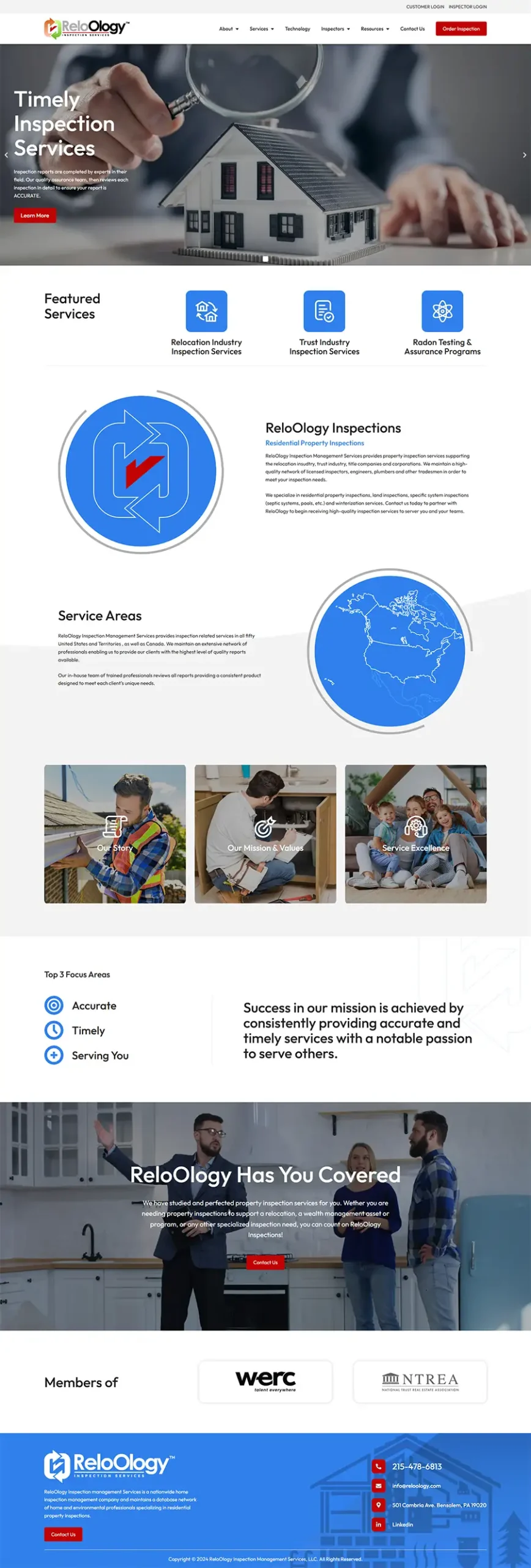 custom wordpress website for reloology.com