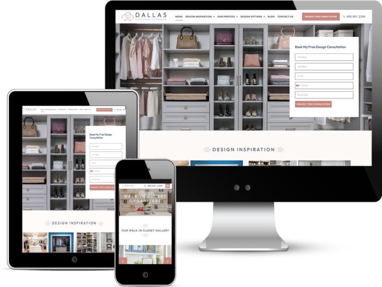 dallas custom closets website design 2261 Morgan Pkwy 130 Farmers Branch TX 75236