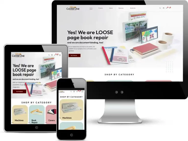 ecommerce web design for coverone