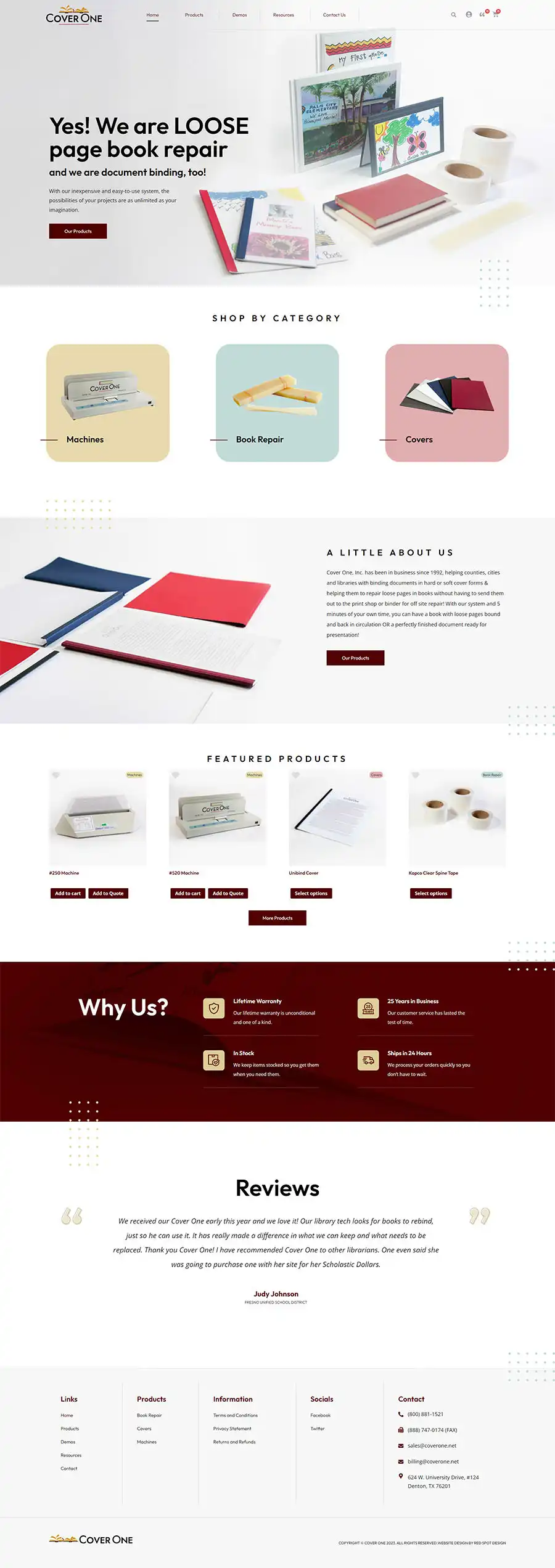 ecommerce website design for coverone
