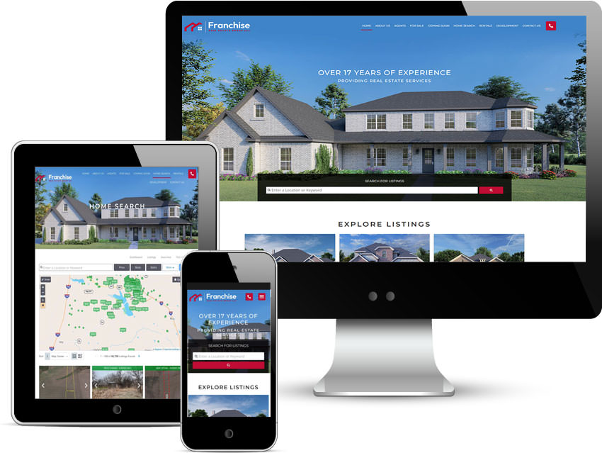 franchiseregroup website design waxahachie tx