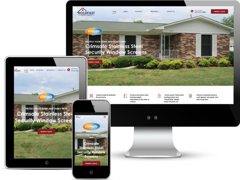 Holdfast security screens web design 1409 Botham Jean Dallas, TX 75215