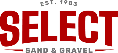 logo design for Select Sand and Gravel