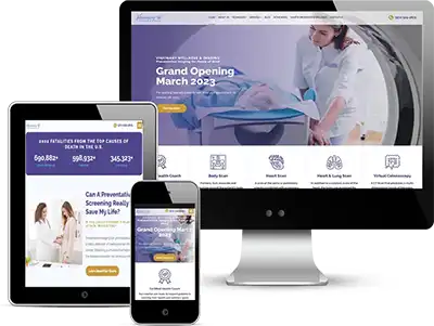 medical web design visionary wellness and imaging in irving texas