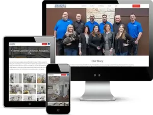 remodeling company web design arlington tx
