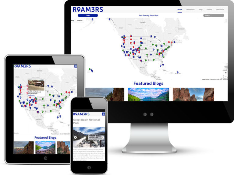 Roam3rs.com Web Design