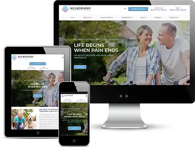 web design for Neuropathy Treatment center2