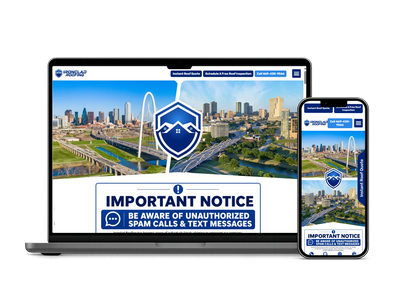 Ironclad Roofing website design portfolio project by Red Spot Design