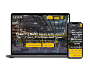 Martin Electrical Systems website design portfolio project by Red Spot Design