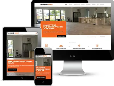 website design for flooring contractor websites