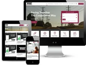 website designed for Trinity Valley Electric Cooperative kaufman texas
