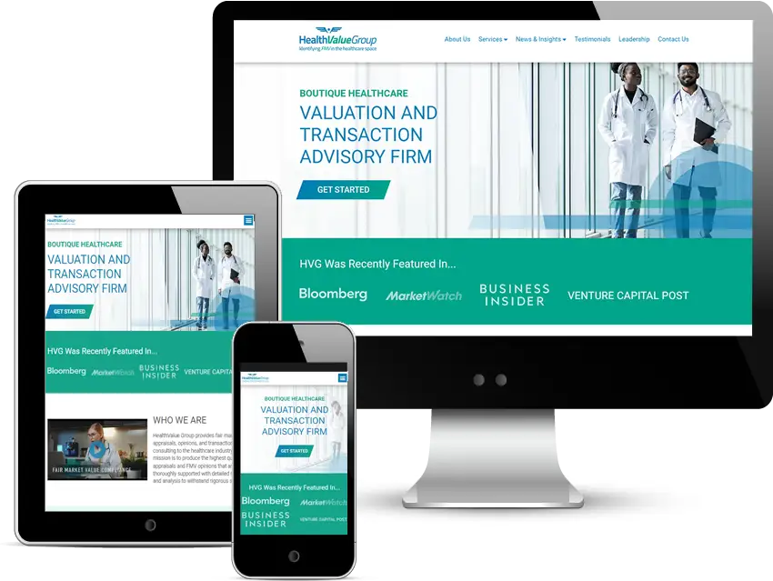 wordpress website design for health Value Group Greenwood Village Colorado