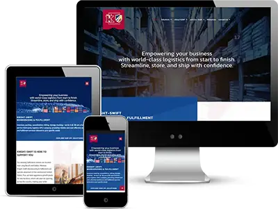 wordpress website design for knight-swift warehousing