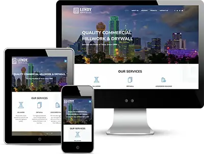 wordpress website design for lundy services2