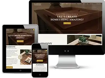 wordpress website design with woocommerce for harmony woodworks