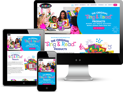 wordpress website designed for celebratesel